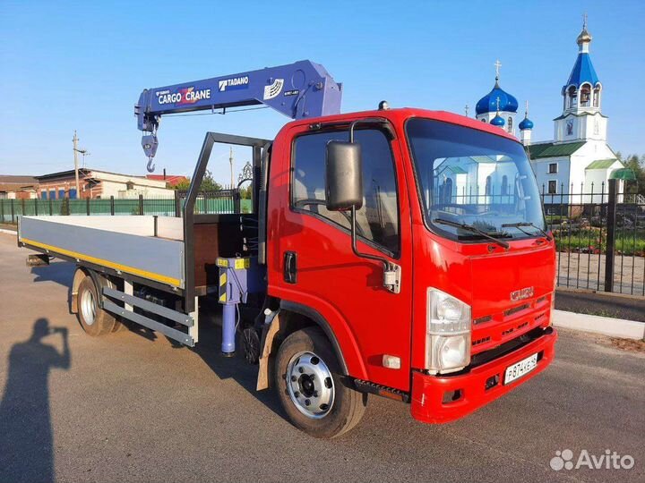 Isuzu NPR75L-M с КМУ, 2013