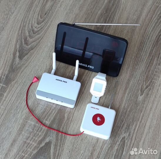 Вызов персонала в санузел, пейджер часы