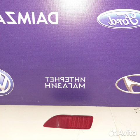 Катафот зад. бампера Toyota corolla E 150 рестайл