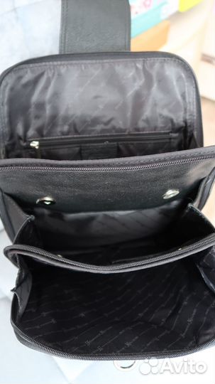 Сумка рюкзак для документов кожаный Италия