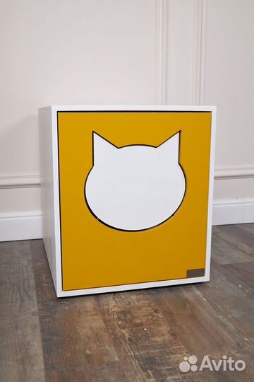 Кошачий туалет Домик