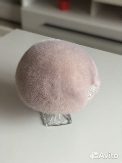 Берет норковый мягкий