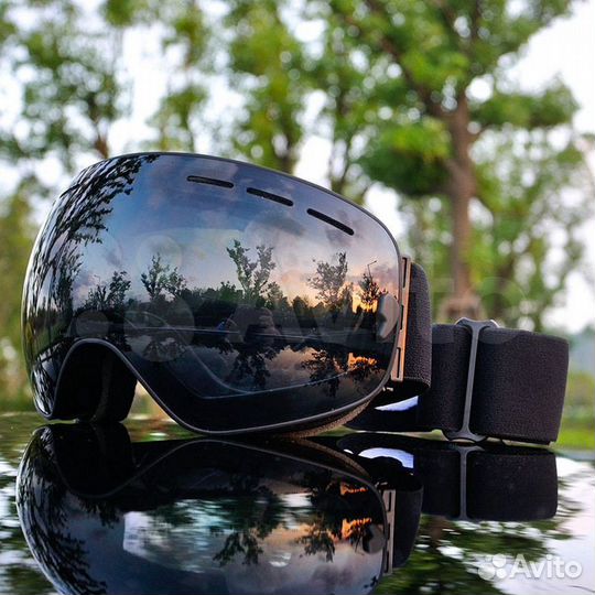 Очки Сноуборд Двойная линза Antifog Маска