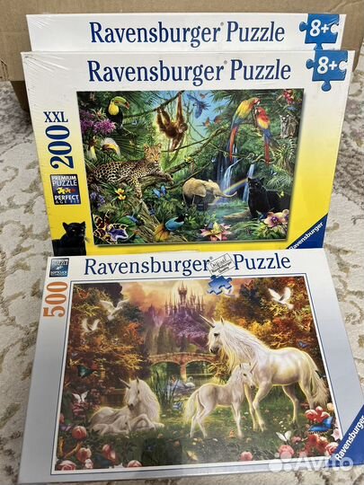 Новые Пазлы ravensburger и eurographics