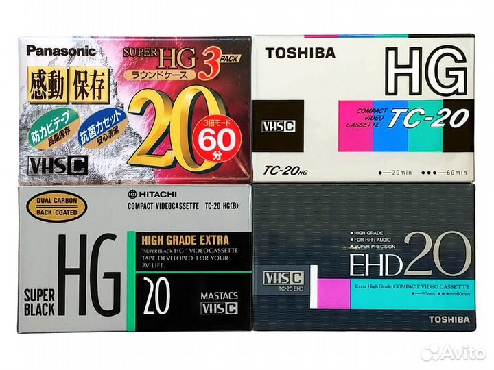 Hi8 Video8 8mm VHS-C 16mm новые видео кассеты