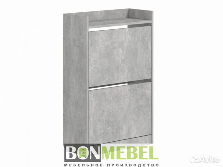 Тумба для обуви Прима 4 - ателье светлый (И)