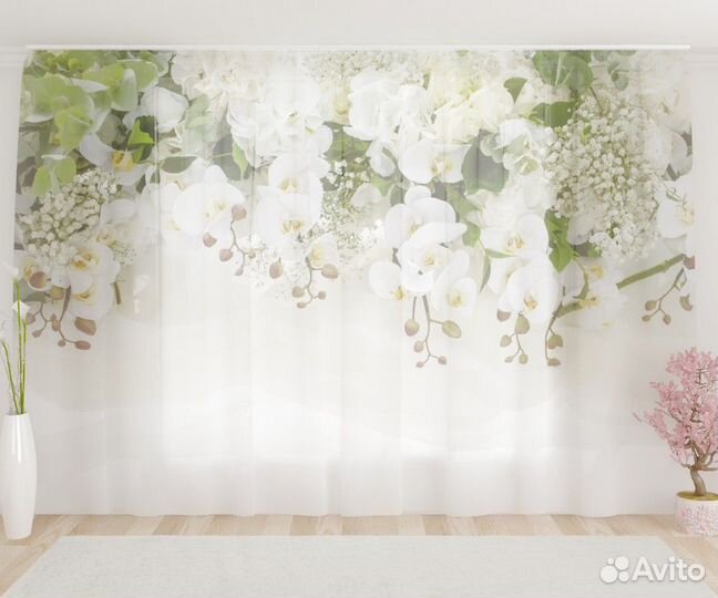 Новые фототюль и фотошторы 3D принт