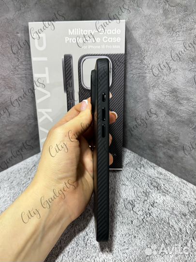 Pitaka Military Grade iPhone 16 Pro Max BlackGrey