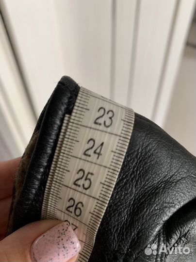 Перчатки кожаные