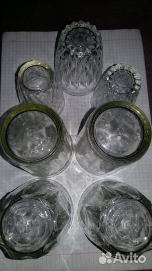 Стаканы граненые СССР