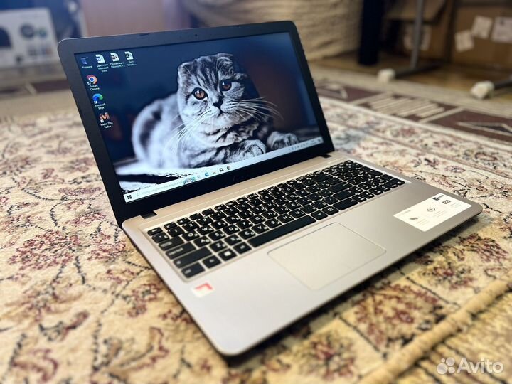 Бизнес Ноутбук Asus Amd A4-9125/240 ssd/4гб/R3