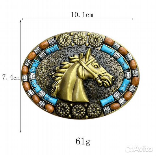 Пряжка для ремня лошадь в американском стиле