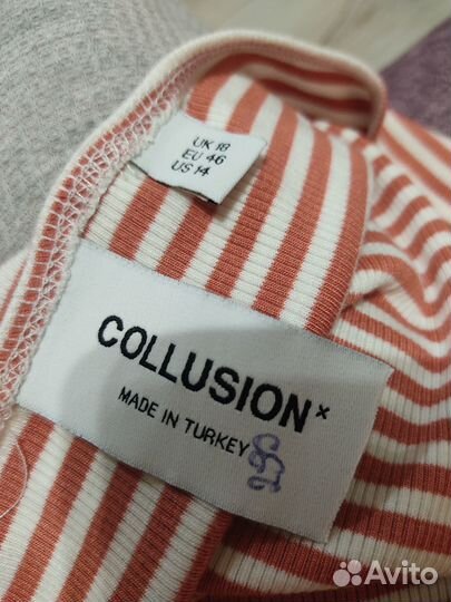 Топ без верха Турция Collusion трикотаж 48/50/52