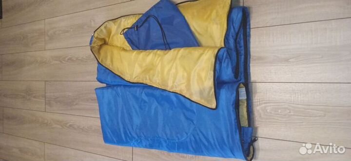 Спальный мешок 180x152 (76x2)см спальник с чехлом