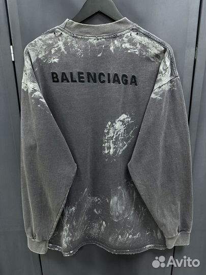 Лонгслив balenciaga oversize (новинка)