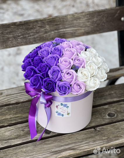 Подарок - мыльные розы