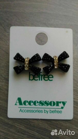 Серьги-бантики