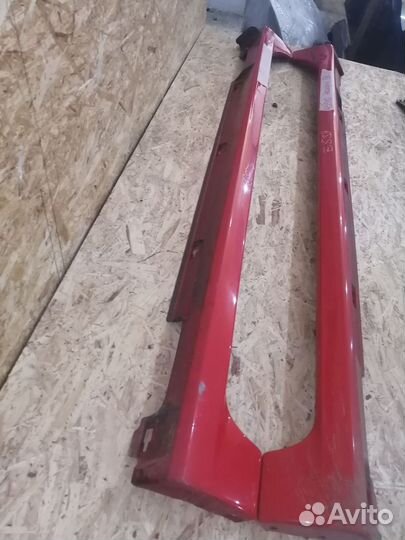 Пороги наружные Mazda 3 BK декоративные комплект