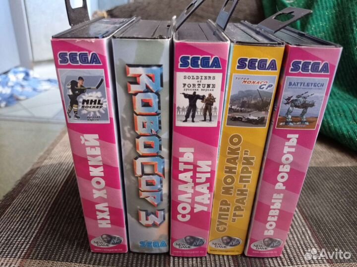 Картриджи с играми на приставку sega