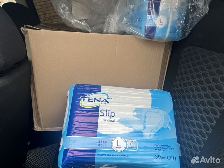 Подгузники для взрослых seni размер L(3) 100-150