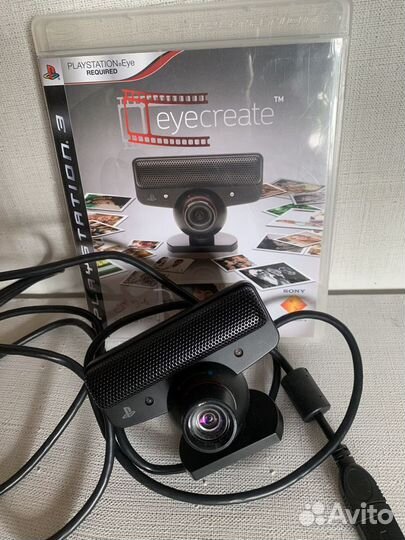 Камера Sony eye ps3+диск Blu-ray-оригинал