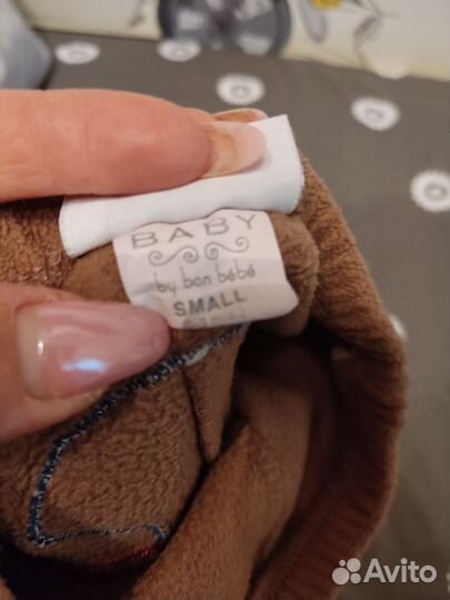 Штанишки флисовые 0-3 мес