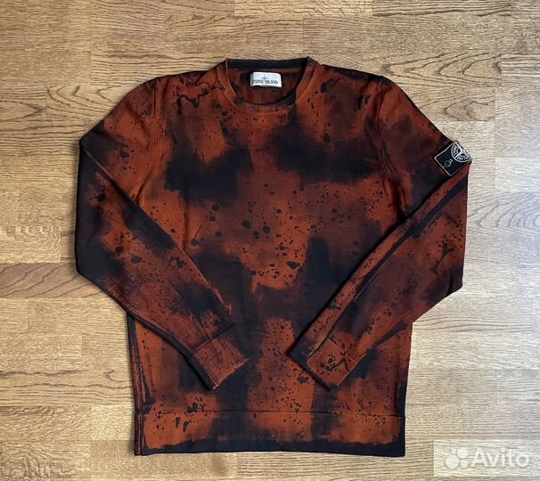 Джемпер Stone Island Hand Painted Crewneck Sweater