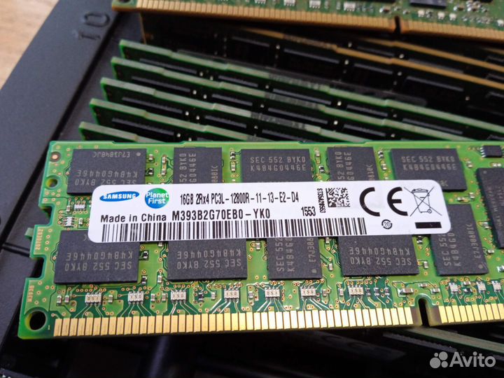 Серверная память Samsung ecc reg ddr3-1600 16gb