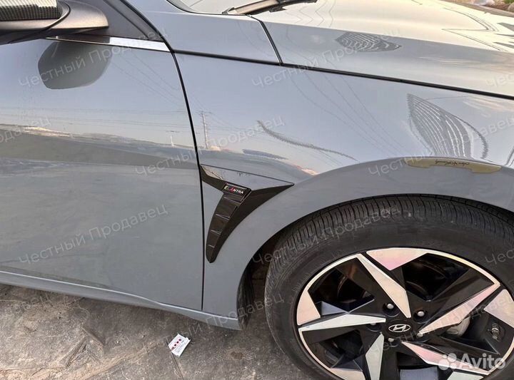 Накладка крыла Hyundai elantra 7 жабры