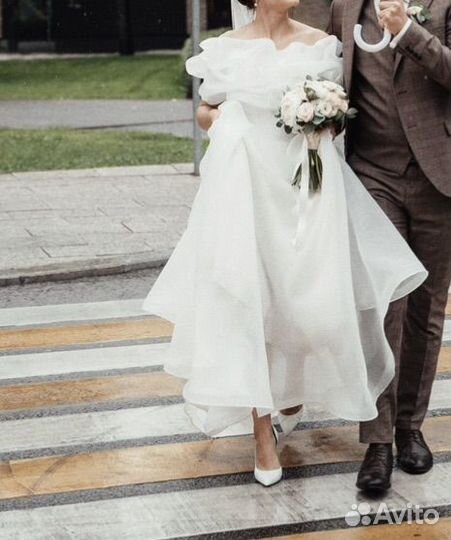 Свадебное платье длинное