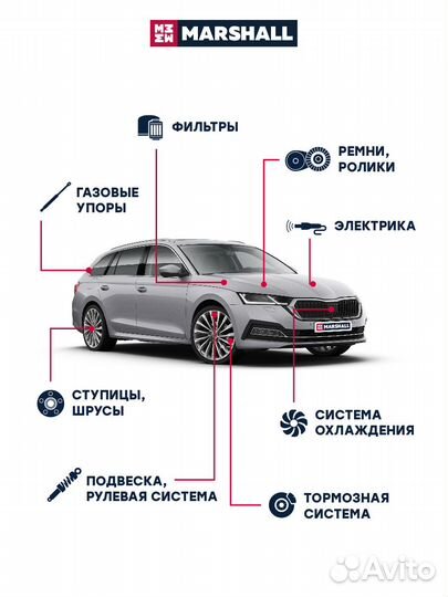 Ролик прив. ремня Toyota Camry (V30, V40) 01- / RA