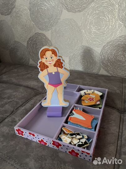 Магнитная кукла Maggie (Melissa & Doug)