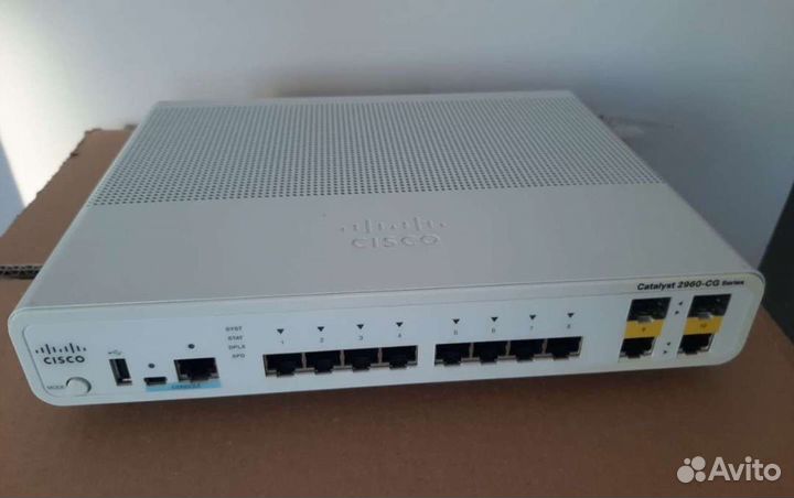 Коммутатор Cisco WS-C2960CG-8TC-L