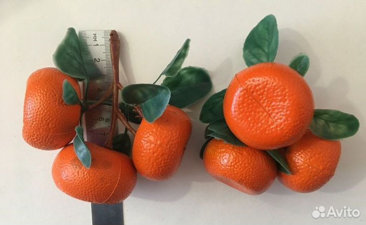 Фигурные дыроколы, искусственные фрукты