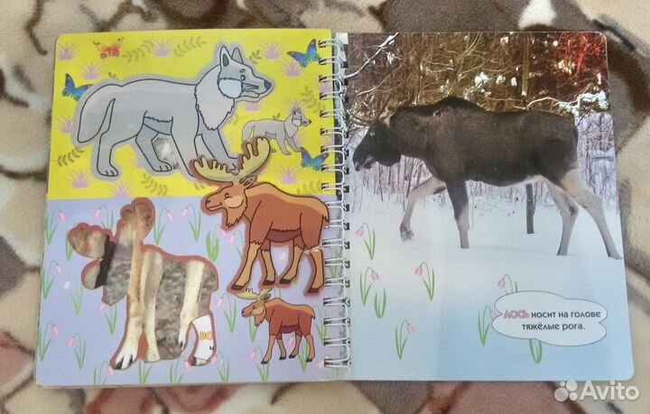 Книжка-пазл Животные