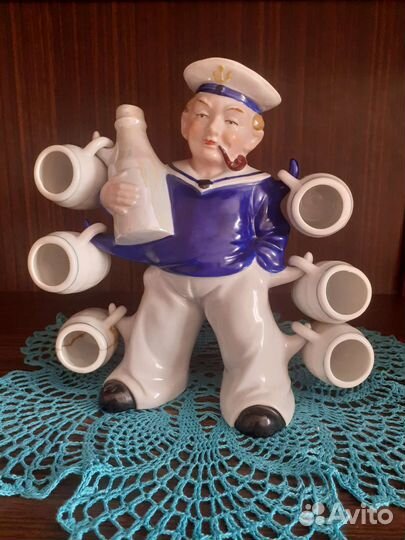 Статуэтка-графинчик,матрос. Германия,фарфор1935-45