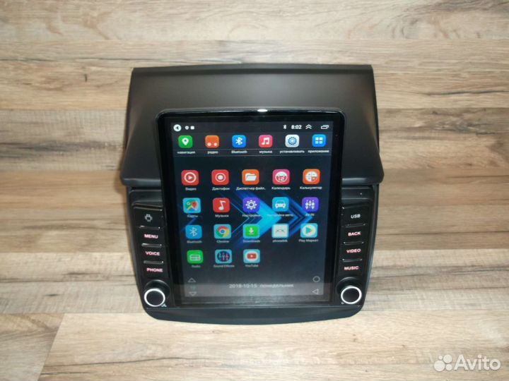 Магнитола Mitsubishi L200 Tesla Android