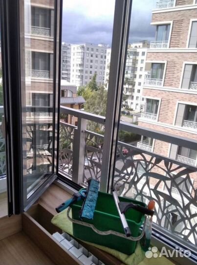 Мойка фасадов, окон, клининг