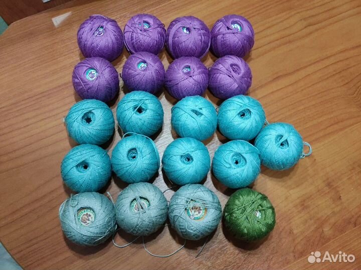 Пряжа нитки для вязания, поштучно. Ирис, Спутник