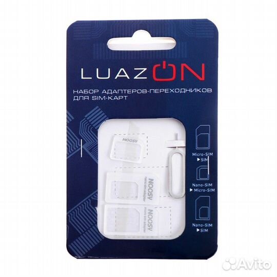 Адаптер Micro-SIM + Nano-SIM