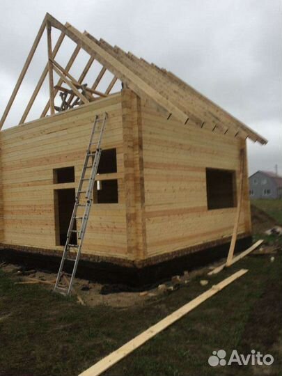 Профилированный брус, изготовление и монтаж