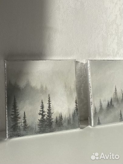 Картины диптих 