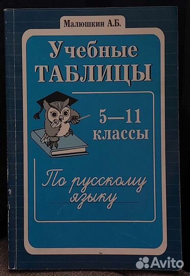 Сборник таблиц с правилами по русскому языку