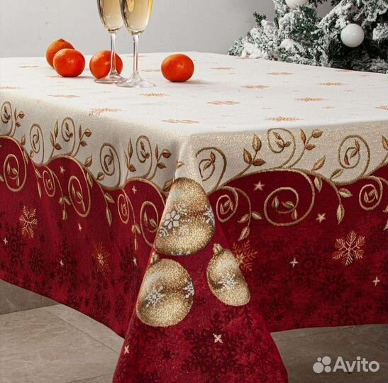 Набор скатерть и салфетки 6шт гобелен