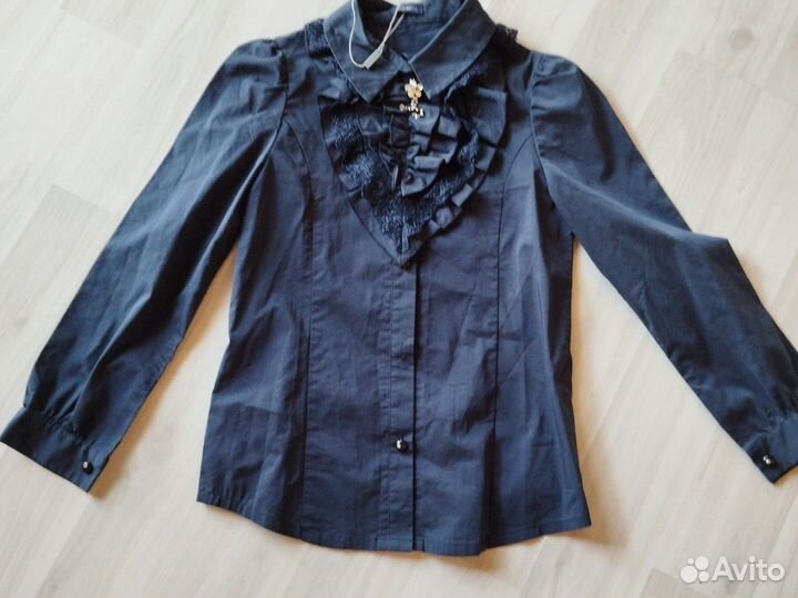 Блузка школьная 128 134 новая