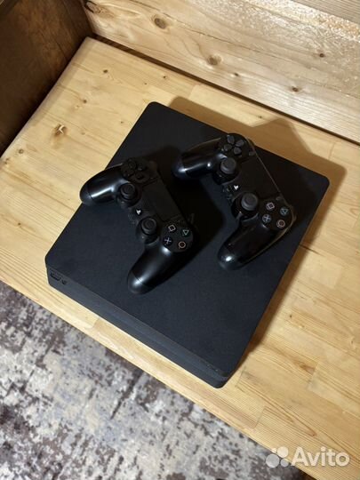 Sony playstation 4 slim 1tb 2 джойстика