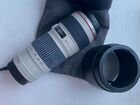 Объектив Canon EF 70-200mm f/4L USM черный/белый