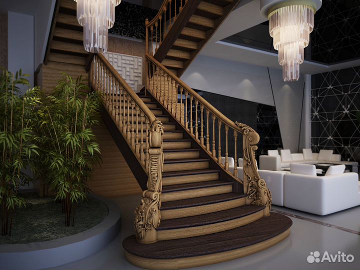 Лестница из дерева