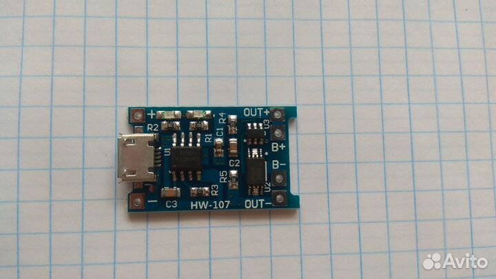 Модуль зарядного устройства аккумуляторов 18650