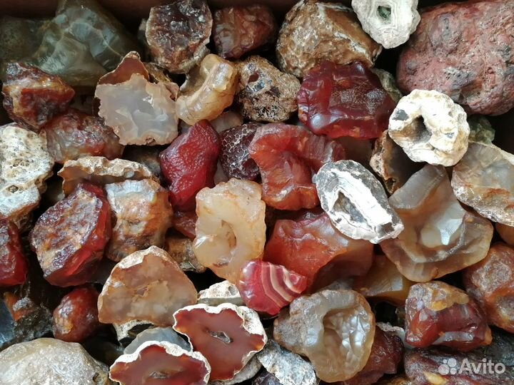 Агат Сердолик Халцедон сырье минералы для поделок